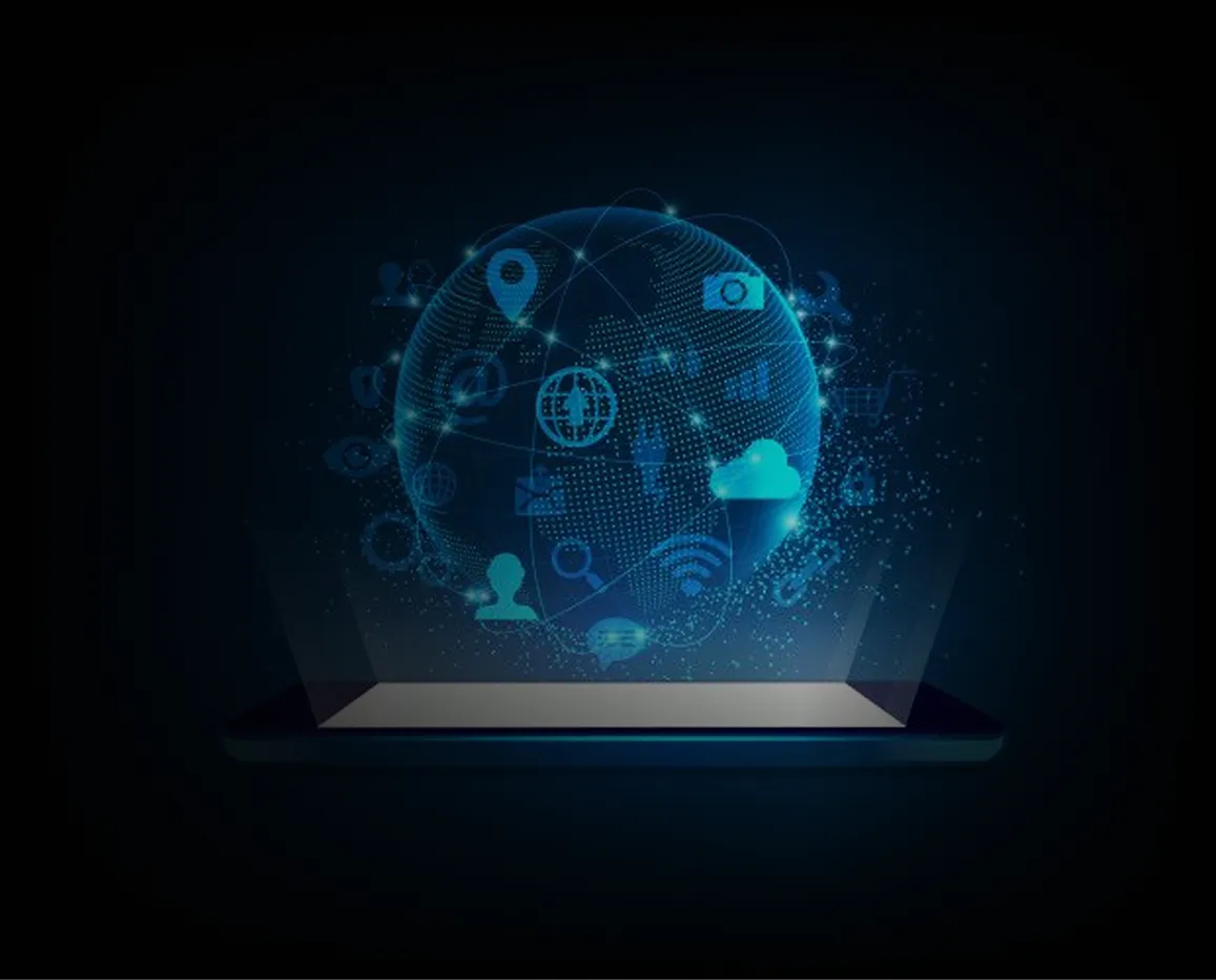Global reach illustration